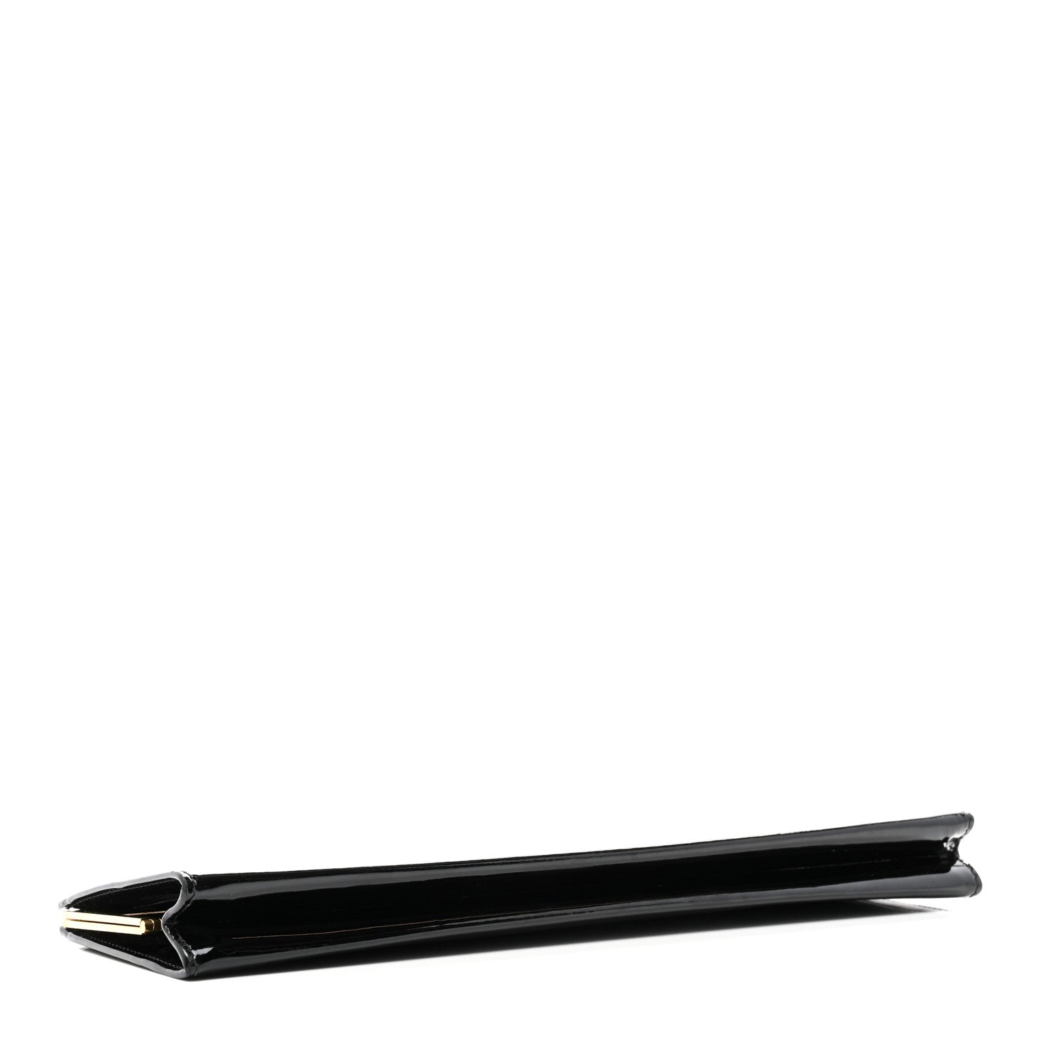 Saint Laurent Patent Midnight Clutch Black 4 of 7