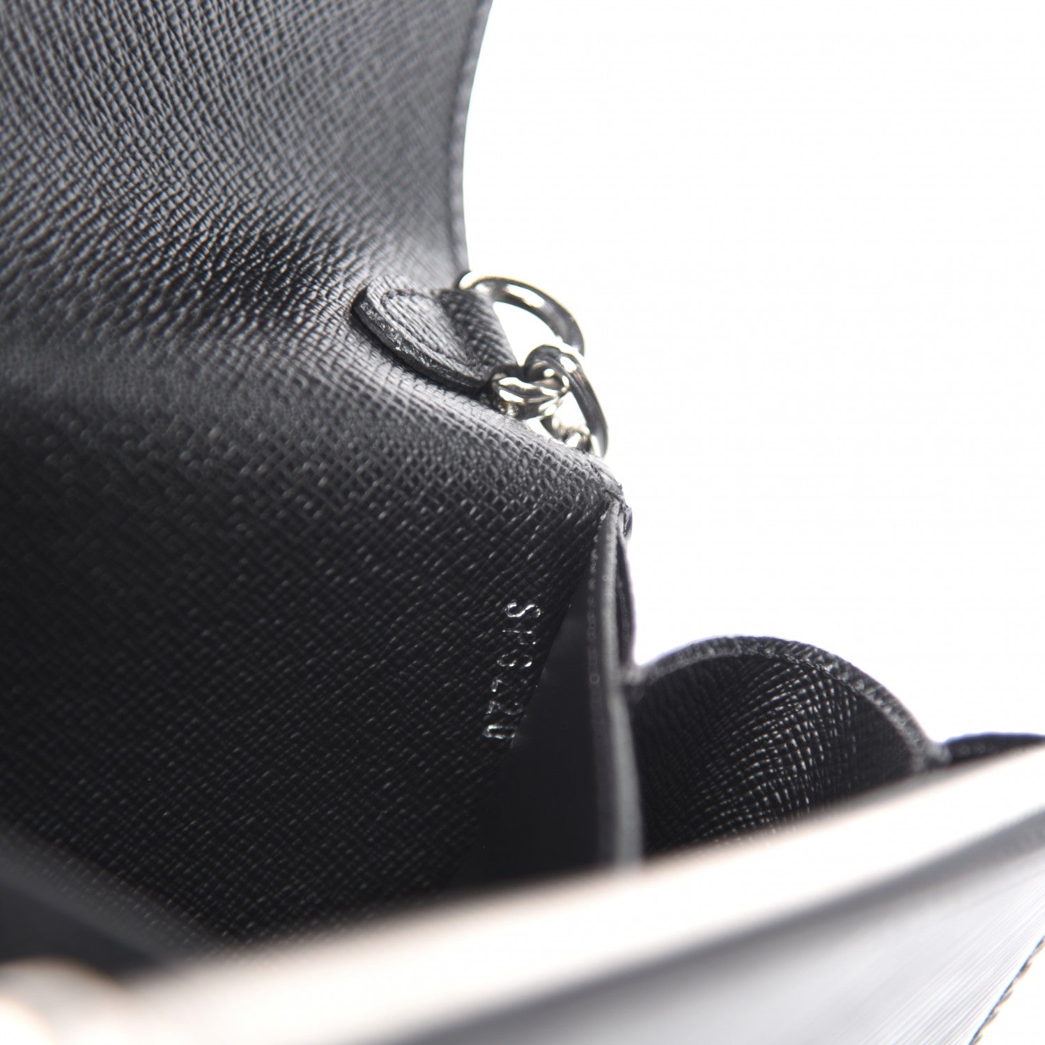 Louis Vuitton Epi Twist Chain Wallet Black 9 of 11
