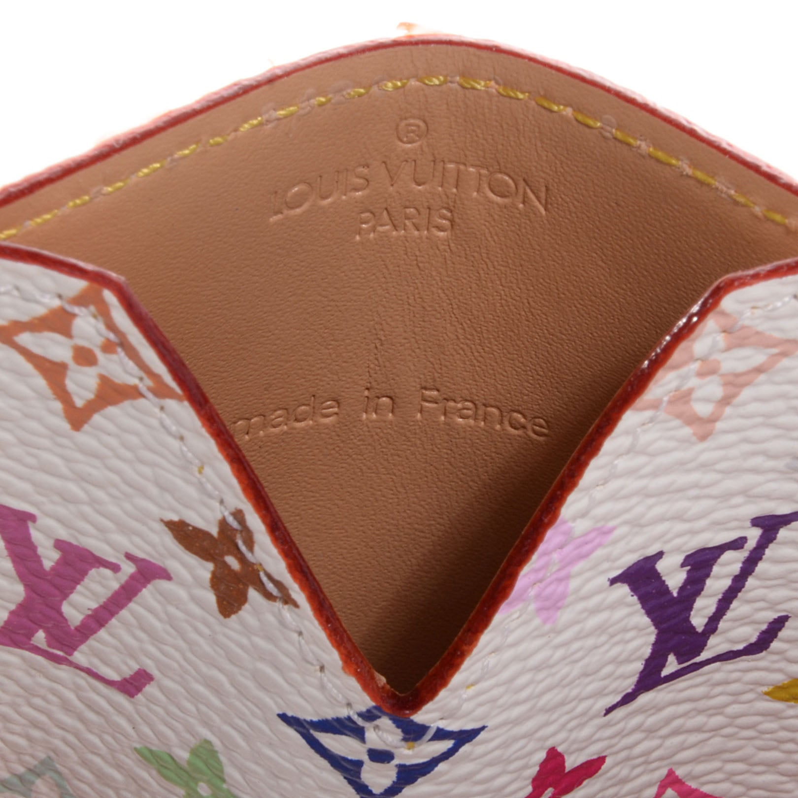Louis Vuitton Monogram Multicolor Mirror and Case Pouch White 5 of 7
