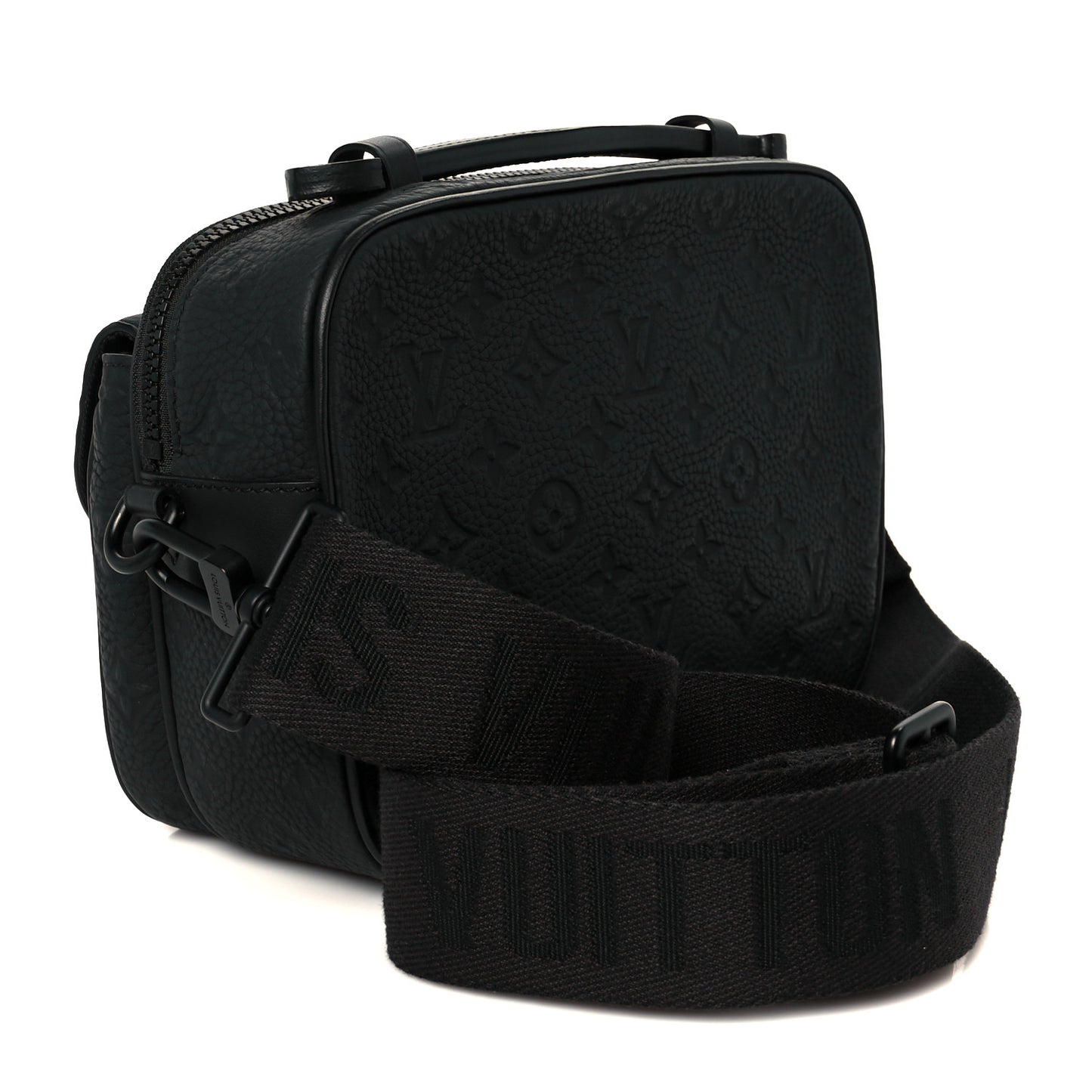 Taurillon Monogram S Lock Messenger Black