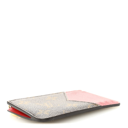 Louis Vuitton Monogram Zipped Romy Card Holder Red 4 of 6