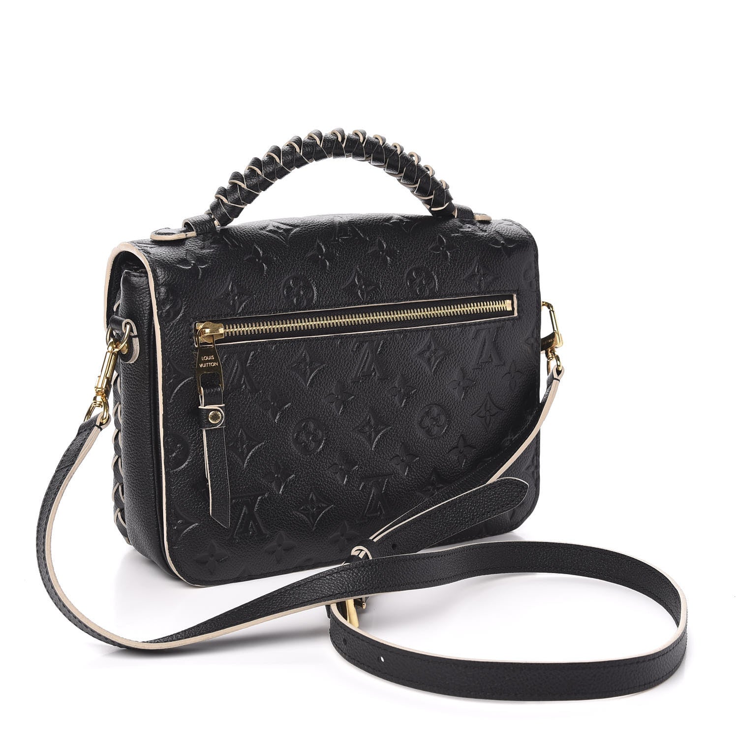 Louis Vuitton Empreinte Braided Pochette Metis Black 3 of 9