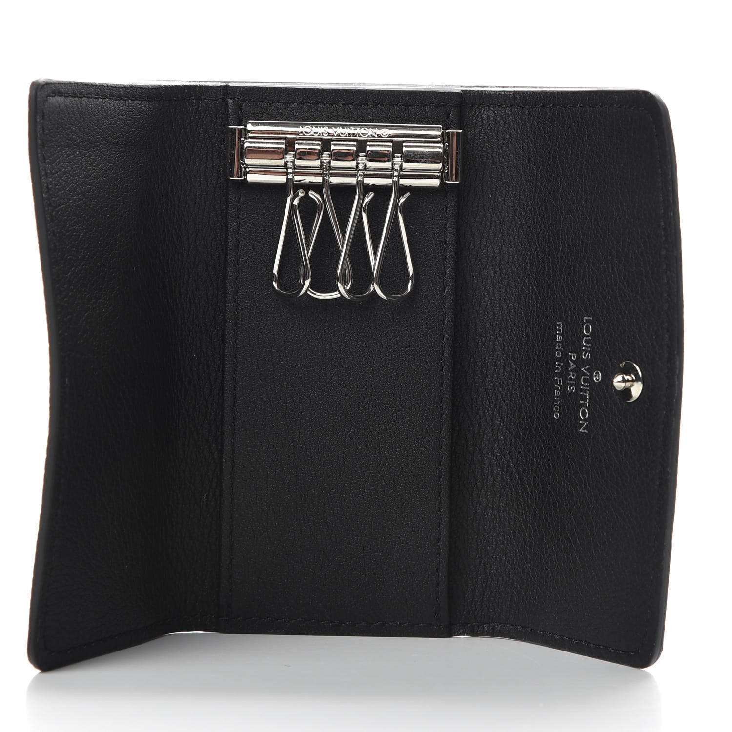 Louis Vuitton Mahina Multicles 4 Key Holder Black 5 of 7