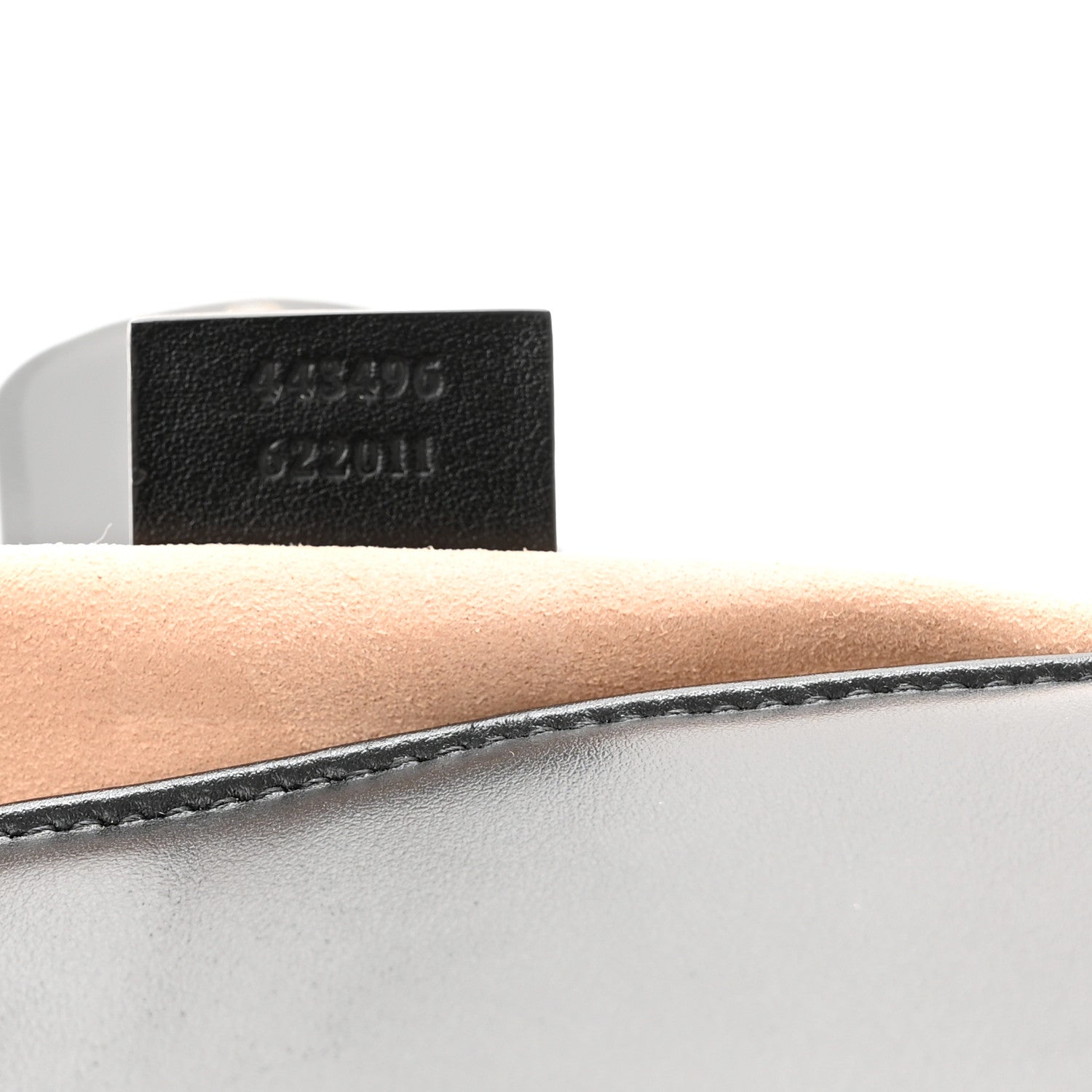 Gucci Calfskin Matelasse Medium GG Marmont Shoulder Bag Black 7 of 10