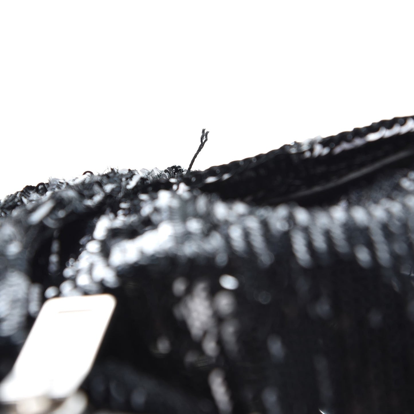Canvas Sequins Mini City Backpack Black Silver