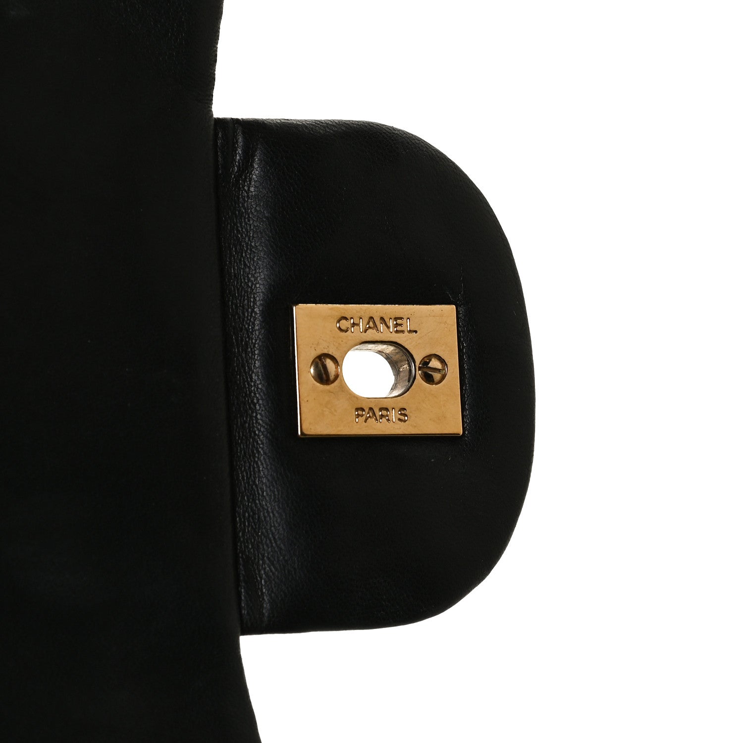 Chanel Lambskin Quilted Jumbo Single Flap Black 7 of 10