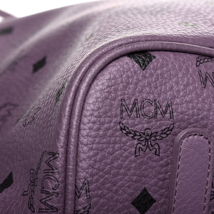 MCM Visetos Large Anya Shopper Tote Purple 11 of 16