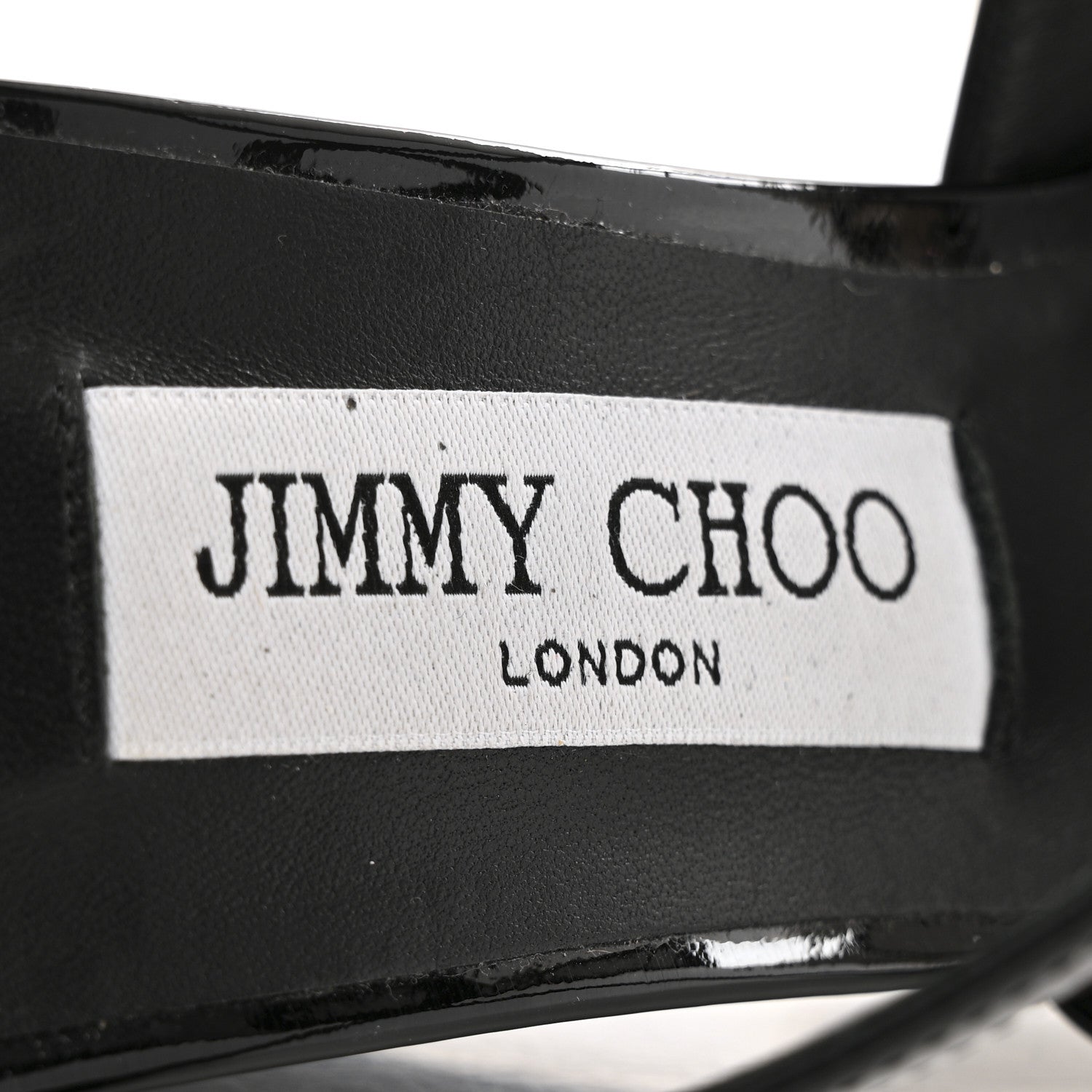 Jimmy Choo Patent Anise 85 Wedge 37 Black 7 of 10