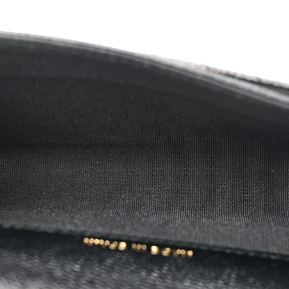 Chanel Caviar Chevron Quilted Boy Flap Card Holder Black 5 of 15