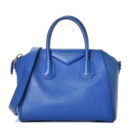 Givenchy Sugar Goatskin Small Antigona Indigo Blue 1 of 10