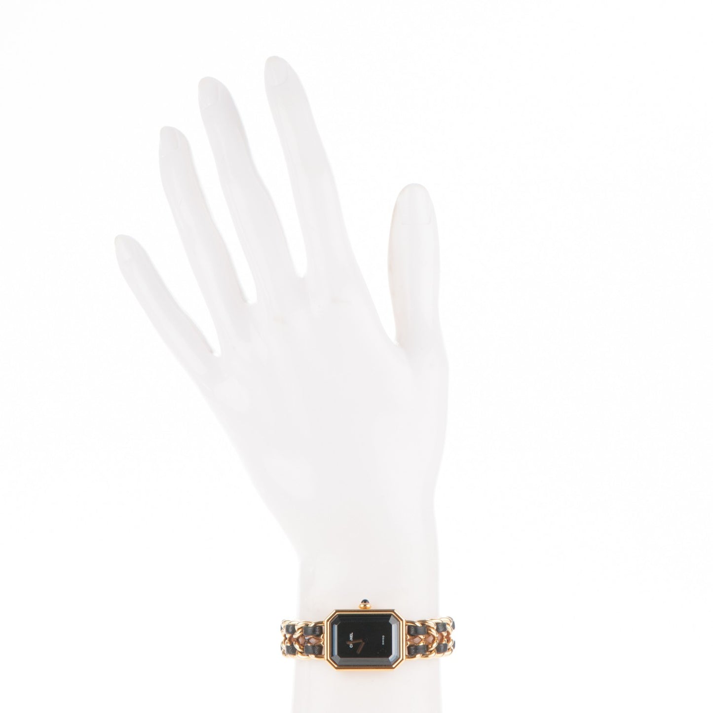 Stainless Steel Lambskin 20mm Chain Premiere Quartz Watch Gold S