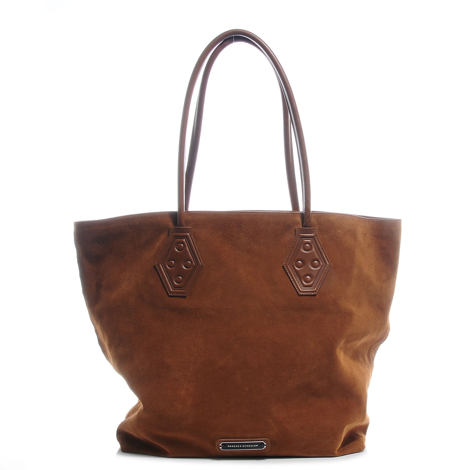 Proenza Schouler Suede PS1 Large Shopper Tobacco 1 of 11