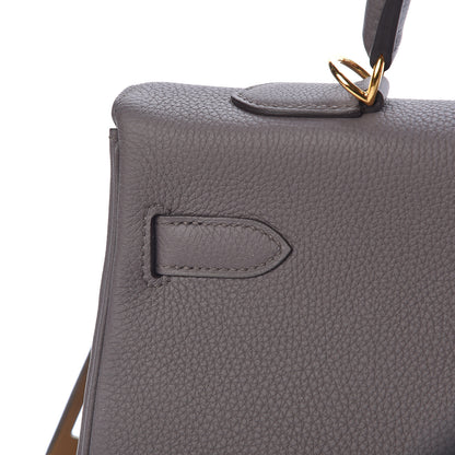 Hermes Togo Kelly Retourne 35 Etain 13 of 40
