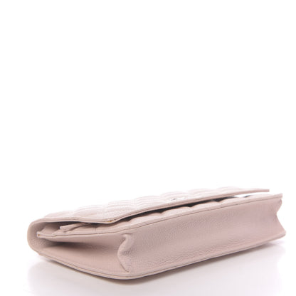 Chanel Caviar Quilted Wallet On Chain WOC Light Pink 4 of 13