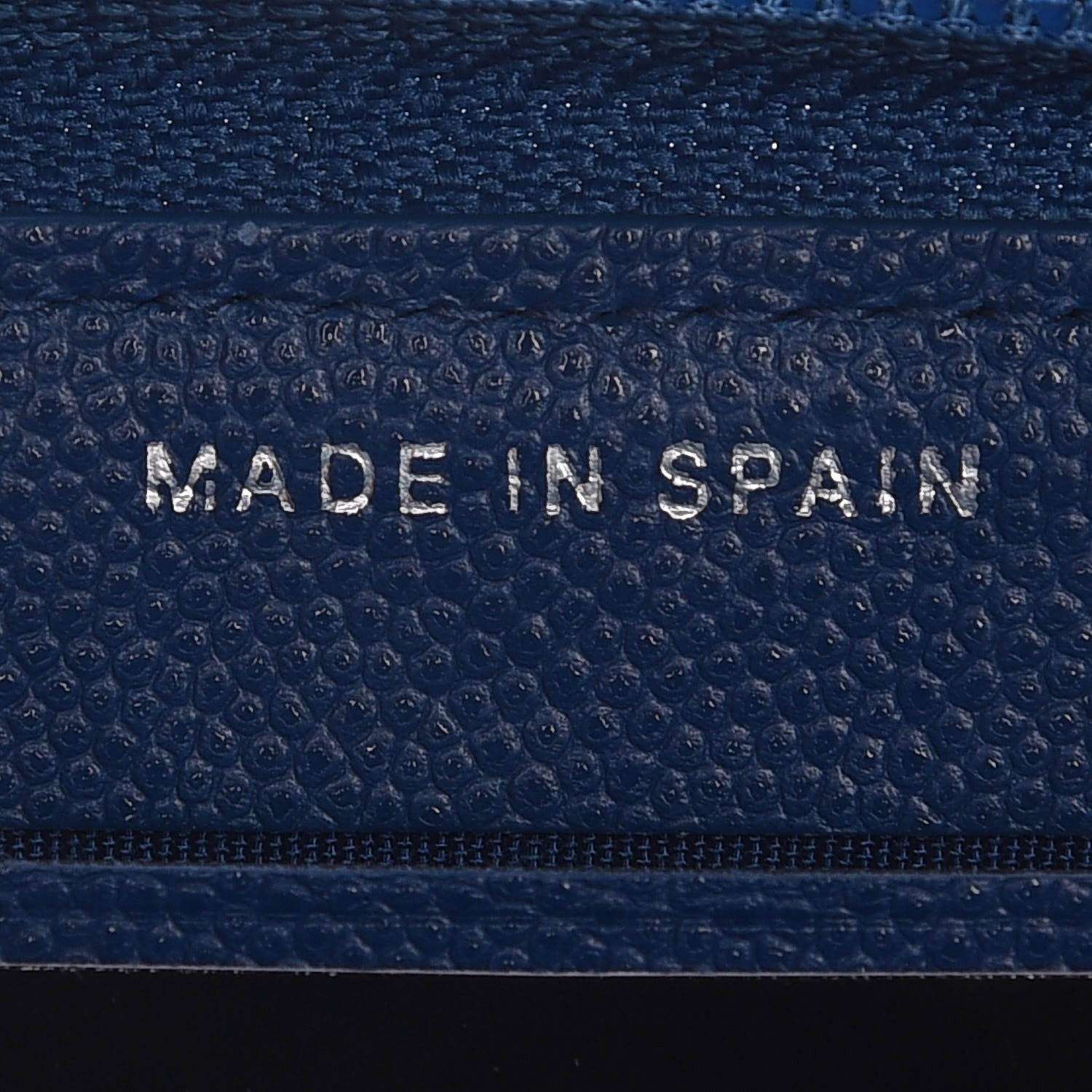 Chanel Caviar Quilted Boy Small Zip Around Wallet Blue 7 of 9