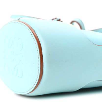 Loewe Calfskin Nano Balloon Bucket Bag Light Blue Cognac 9 of 9