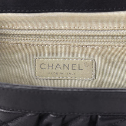 Chanel Washed Lambskin Quilted Medium Chain Around Messenger Black 8 of 11