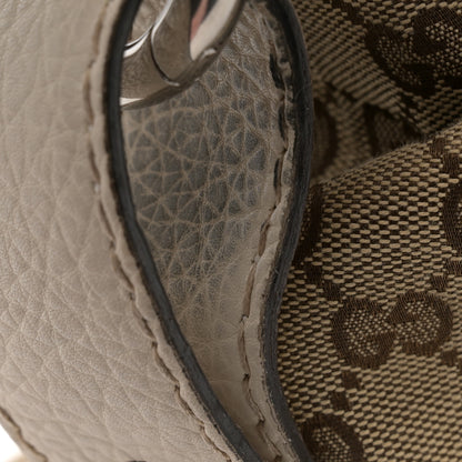 Gucci Monogram Bamboo Bar Tassel Shoulder Bag White 15 of 16