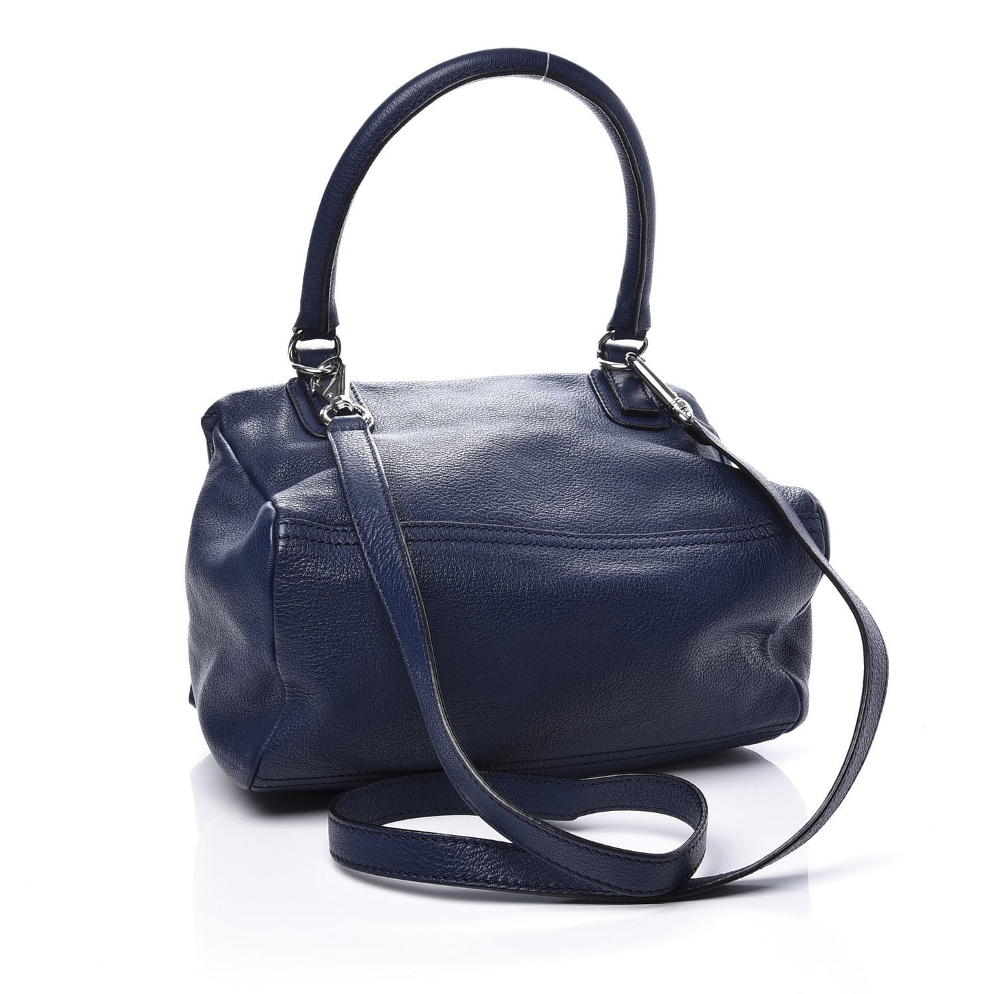 Sugar Goatskin Small Pandora Deep Blue