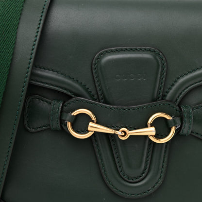 Gucci Calfskin Small Lady Web Shoulder Bag Green 9 of 11