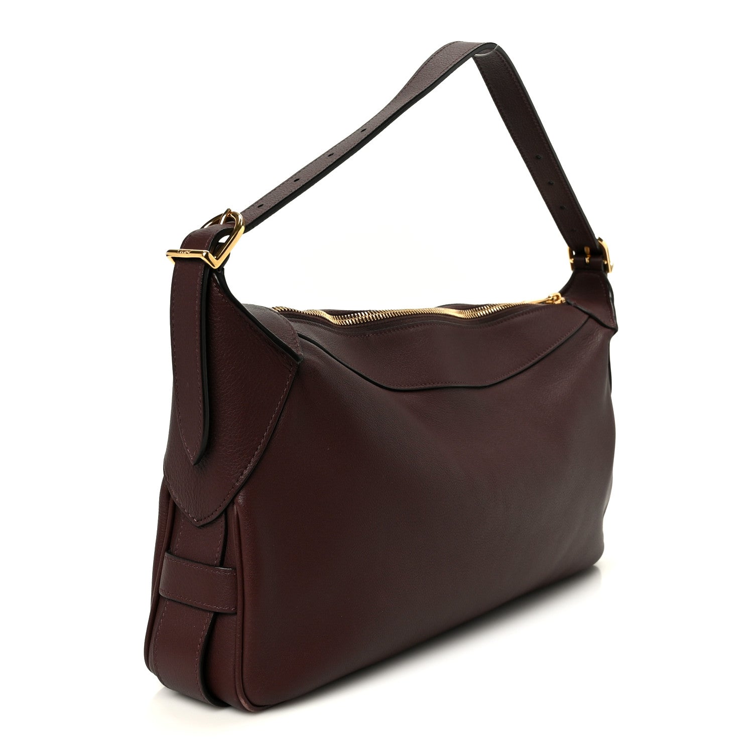 Celine Supple Calfskin Medium Romy Shoulder Bag Hickory 3 of 11