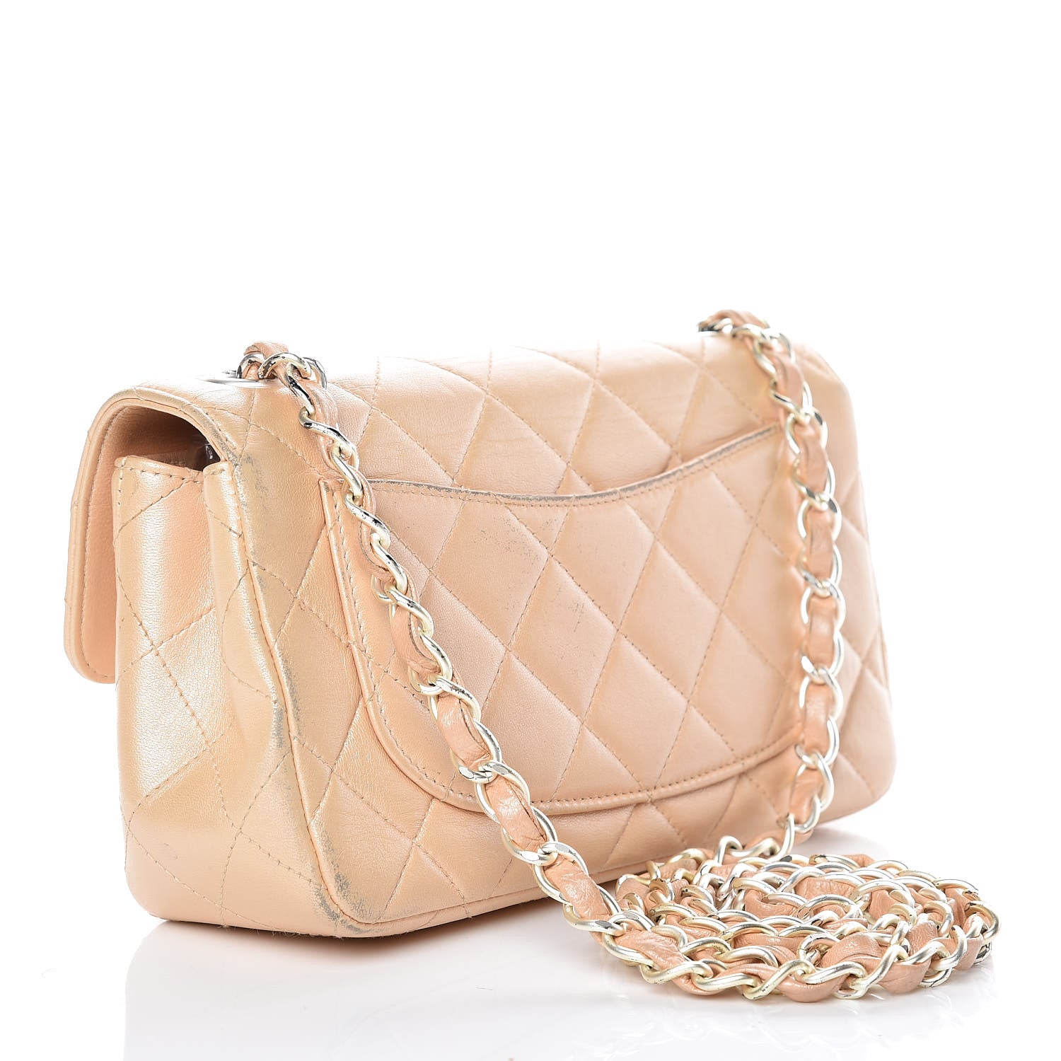 Chanel Lambskin Quilted Extra Mini Flap Light Beige 3 of 27