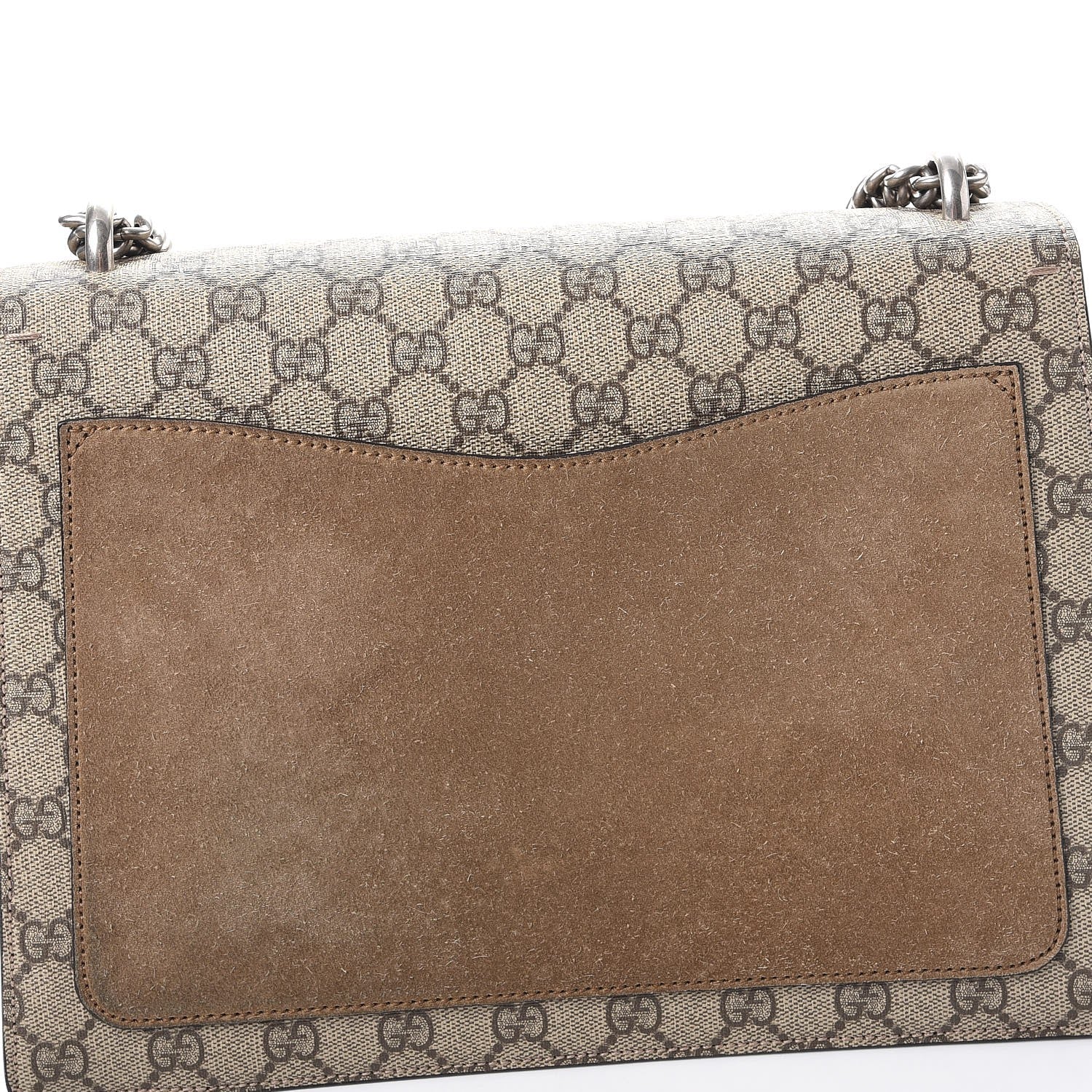 Gucci GG Supreme Monogram Medium Dionysus Shoulder Bag Taupe 8 of 8