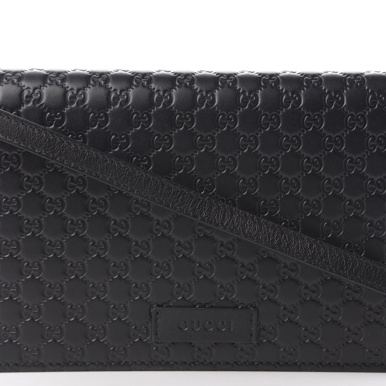Gucci Microguccissima Crossbody Wallet Black 7 of 7