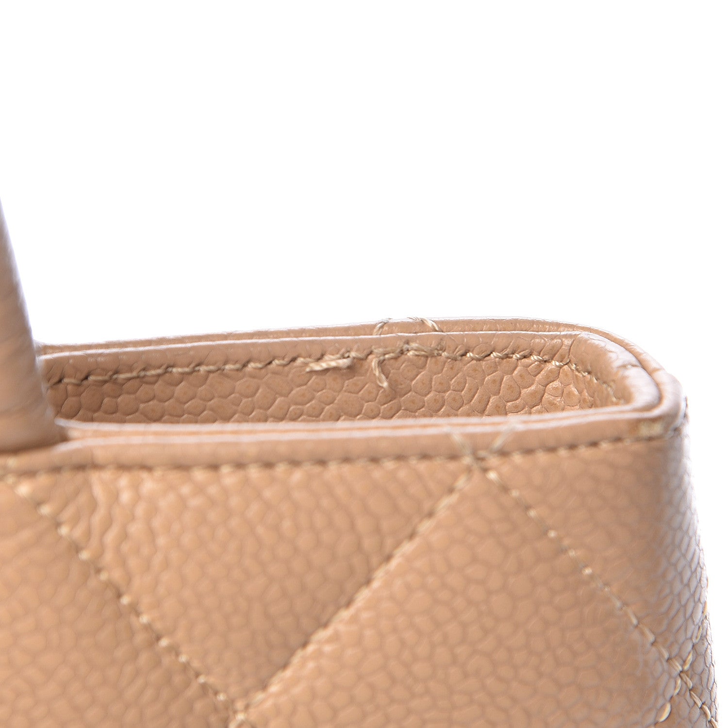 Chanel Caviar Quilted Medallion Tote Beige 14 of 14