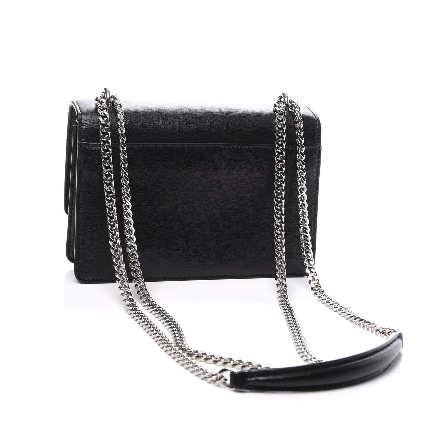 Calfskin Monogram Sunset Chain Wallet Black