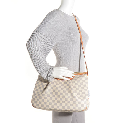 Louis Vuitton Damier Azur Siracusa MM 2 of 8