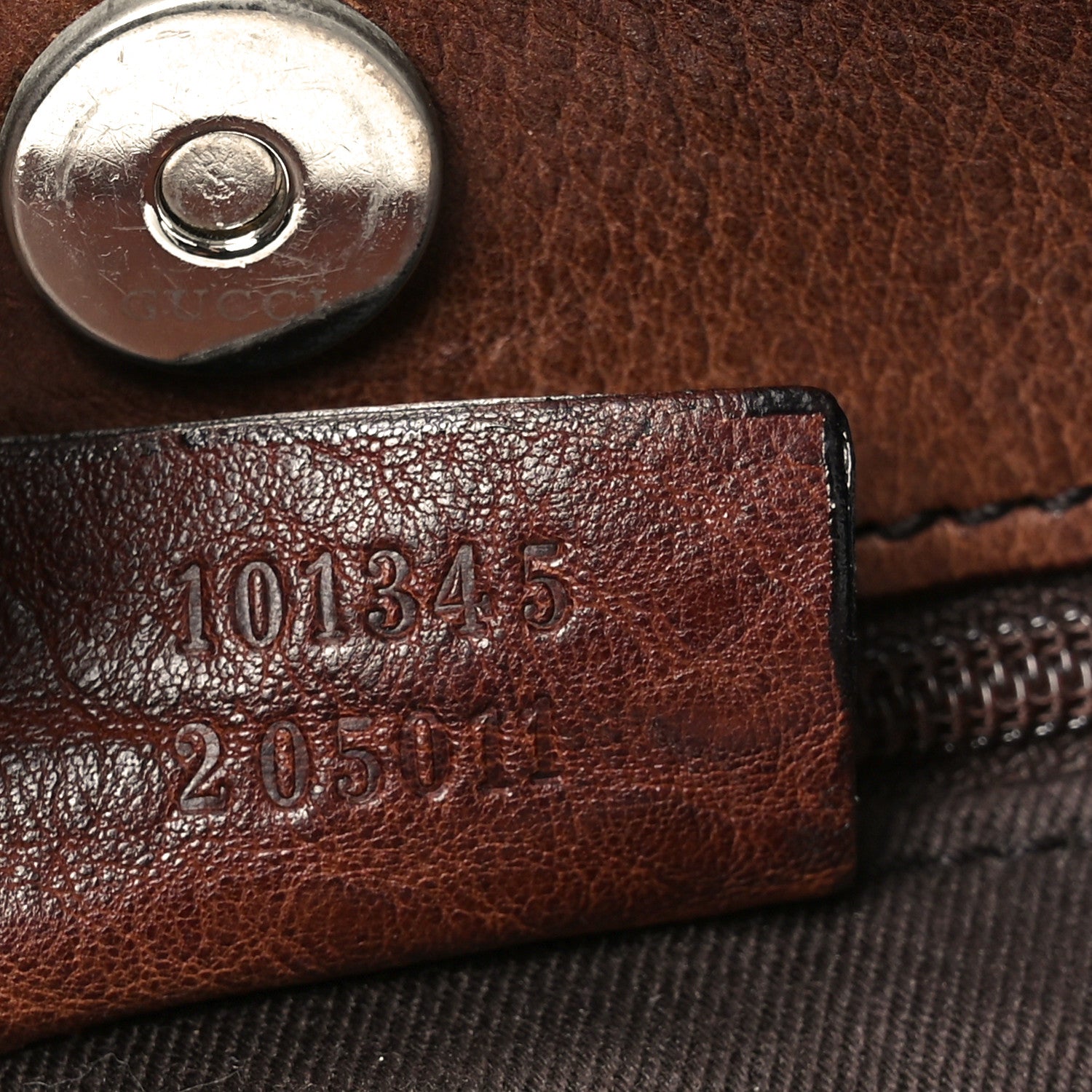 Gucci Monogram Shoulder Bag Brown 7 of 10