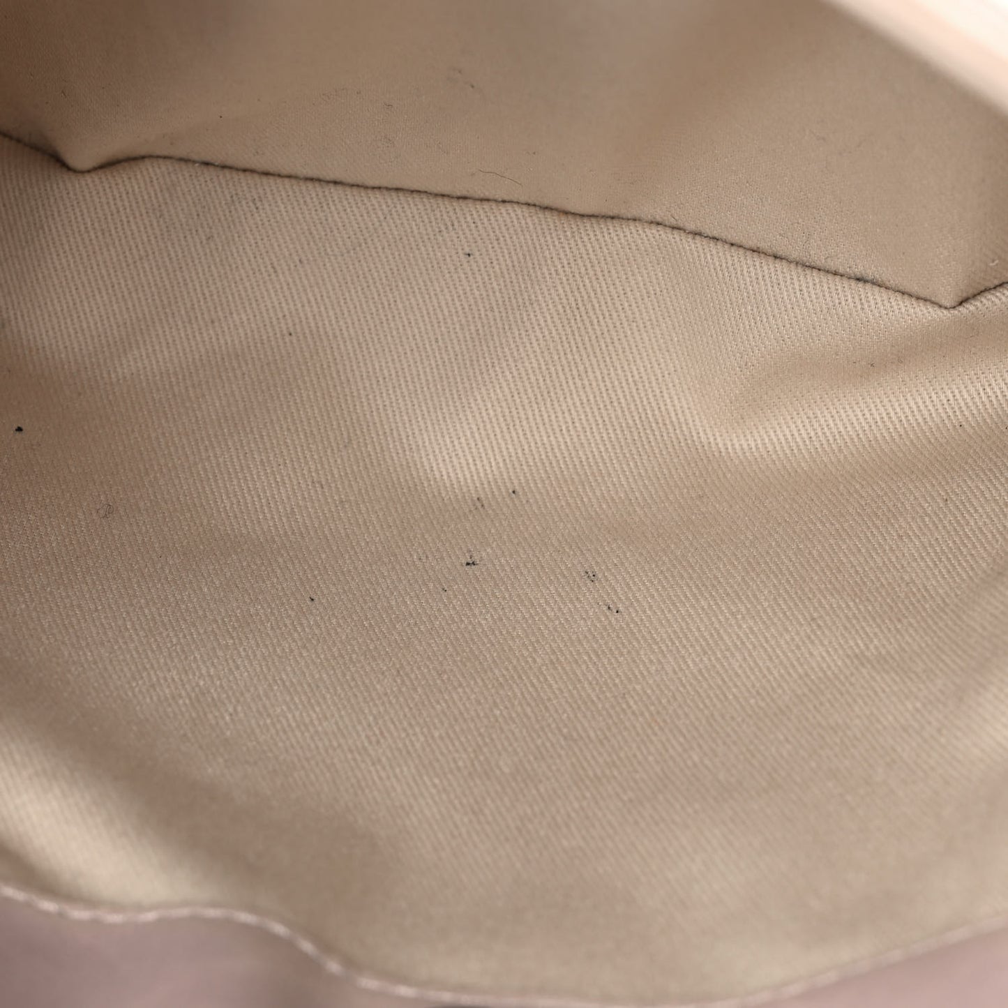 Glazed Calfskin Quilted Shopping Tote Light Beige