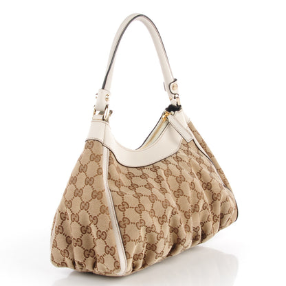 Gucci Monogram Medium D Gold Ring Hobo 3 of 7