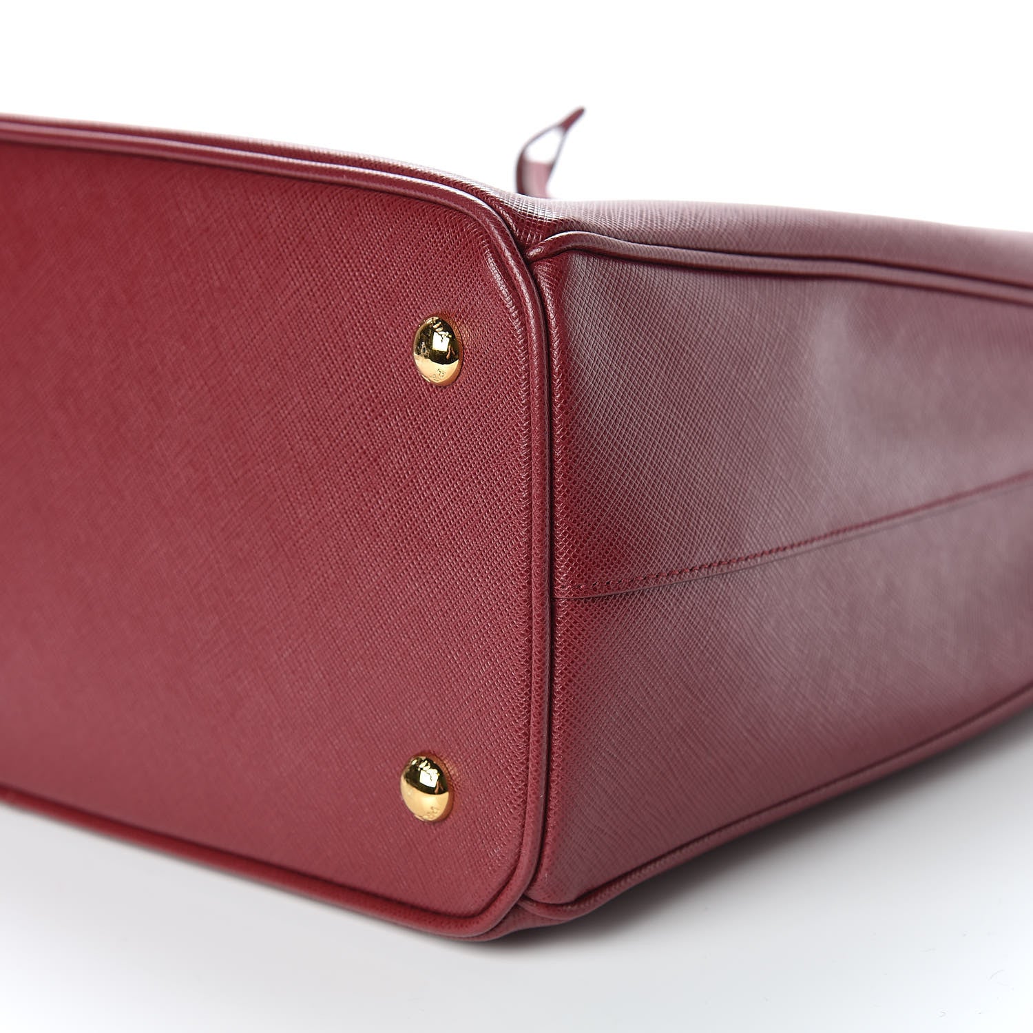 Prada Saffiano Lux Medium Tote Cherry 8 of 12
