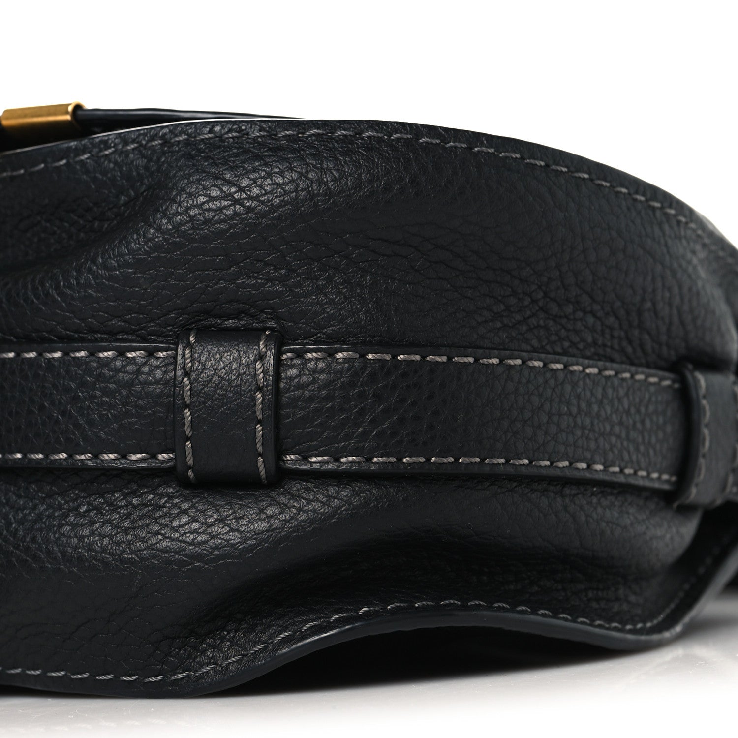 Chloe Calfskin Mini Marcie Round Crossbody Bag Black 9 of 9