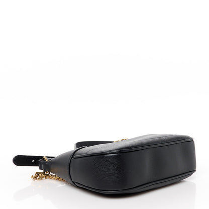 Gucci Goatskin Small Aphrodite Shoulder Bag Black 4 of 12