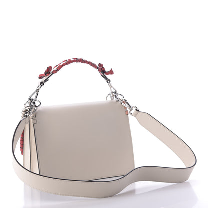 Fendi Vitello Liberty Whipstitch Bow Kan I Shoulder Bag Camelia Fiamma 4 of 10
