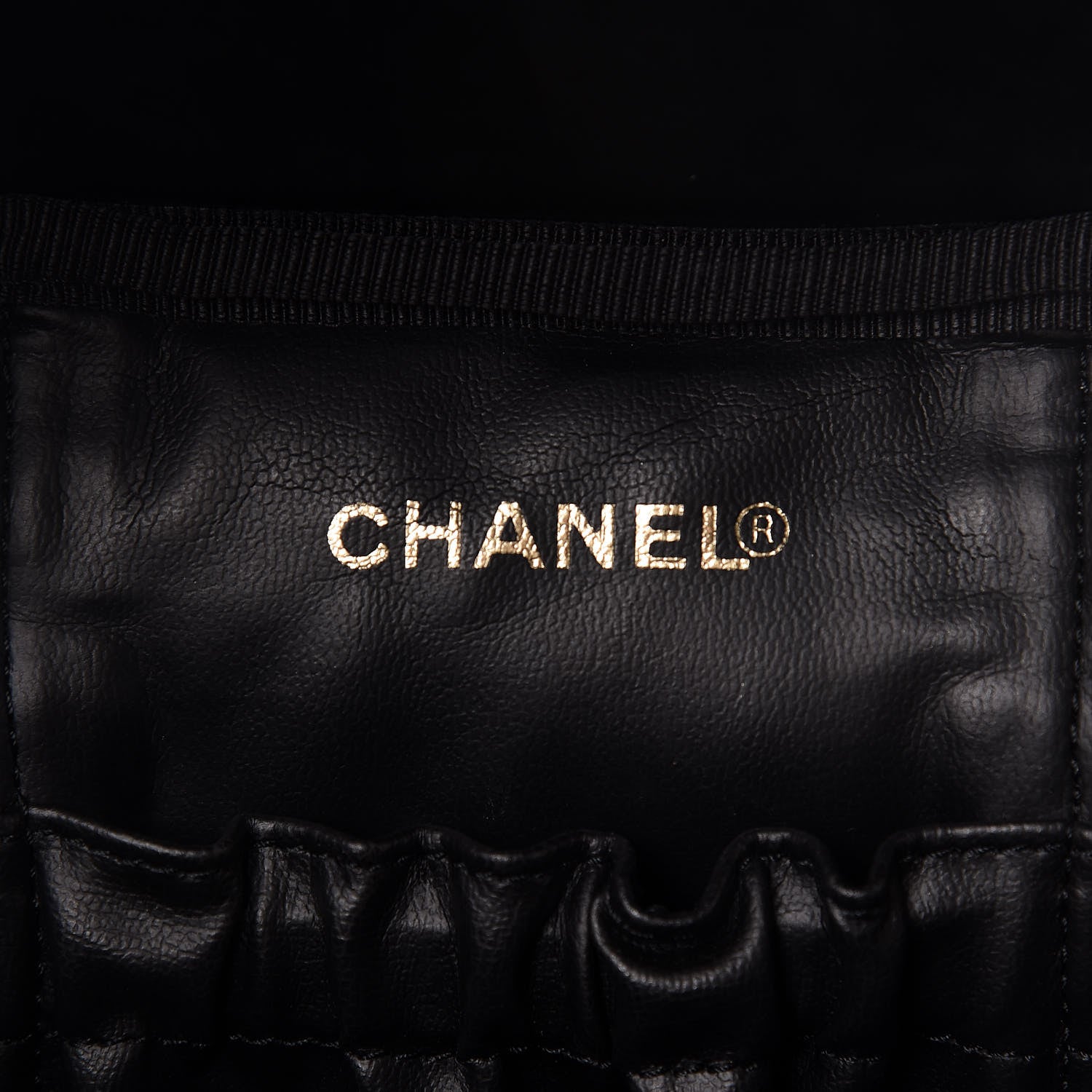 Chanel Patent Vanity Cosmetic Case Black 6 of 16