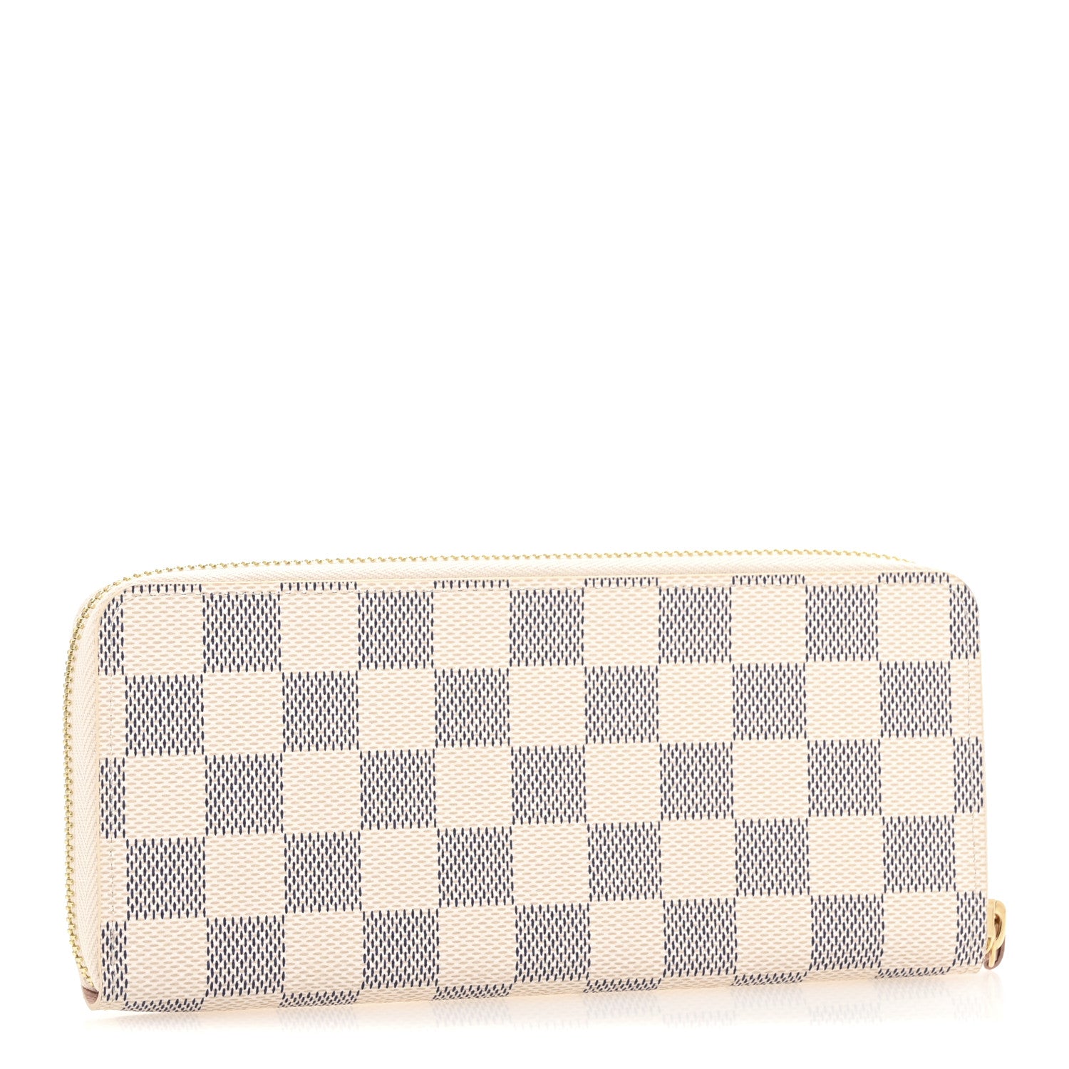 Louis Vuitton Damier Azur Clemence Wallet Rose Ballerine 3 of 7