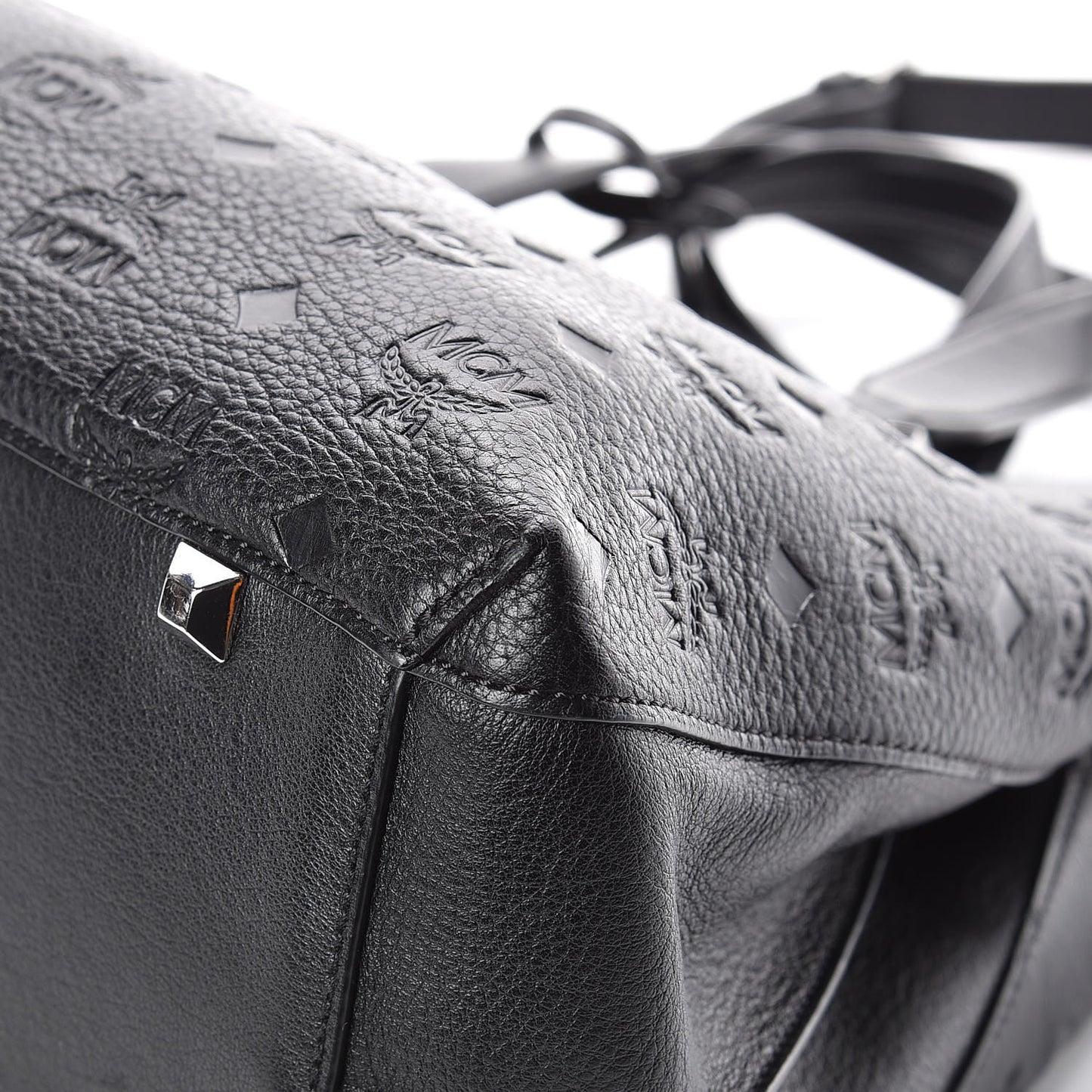 Calfskin Ottomar Monogram Large Essential Tote Black