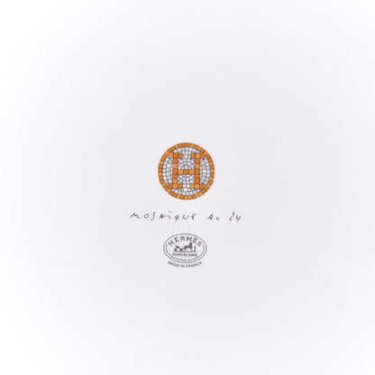 Hermes Porcelain Mosaique au 24 Square Plate 9.1" 3 of 5