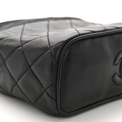 Chanel Lambskin Quilted Tassel Shoulder Bag Black 10 of 13