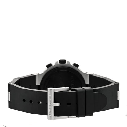 Bulgari Aluminum Rubber 40mm Diagono Chronograph Automatic Watch 3 of 4