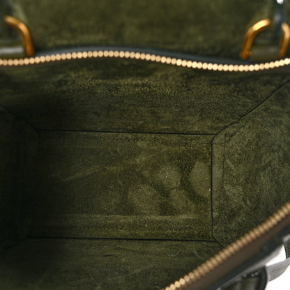 Celine Grained Calfskin Nano Belt Bag Army Green 5 of 10