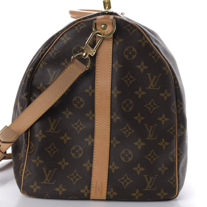 Louis Vuitton Monogram Keepall Bandouliere 55 10 of 15