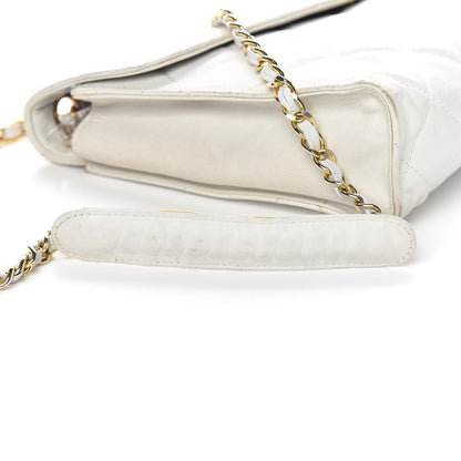 Chanel Lambskin Quilted Medium Single Flap White 14 of 17