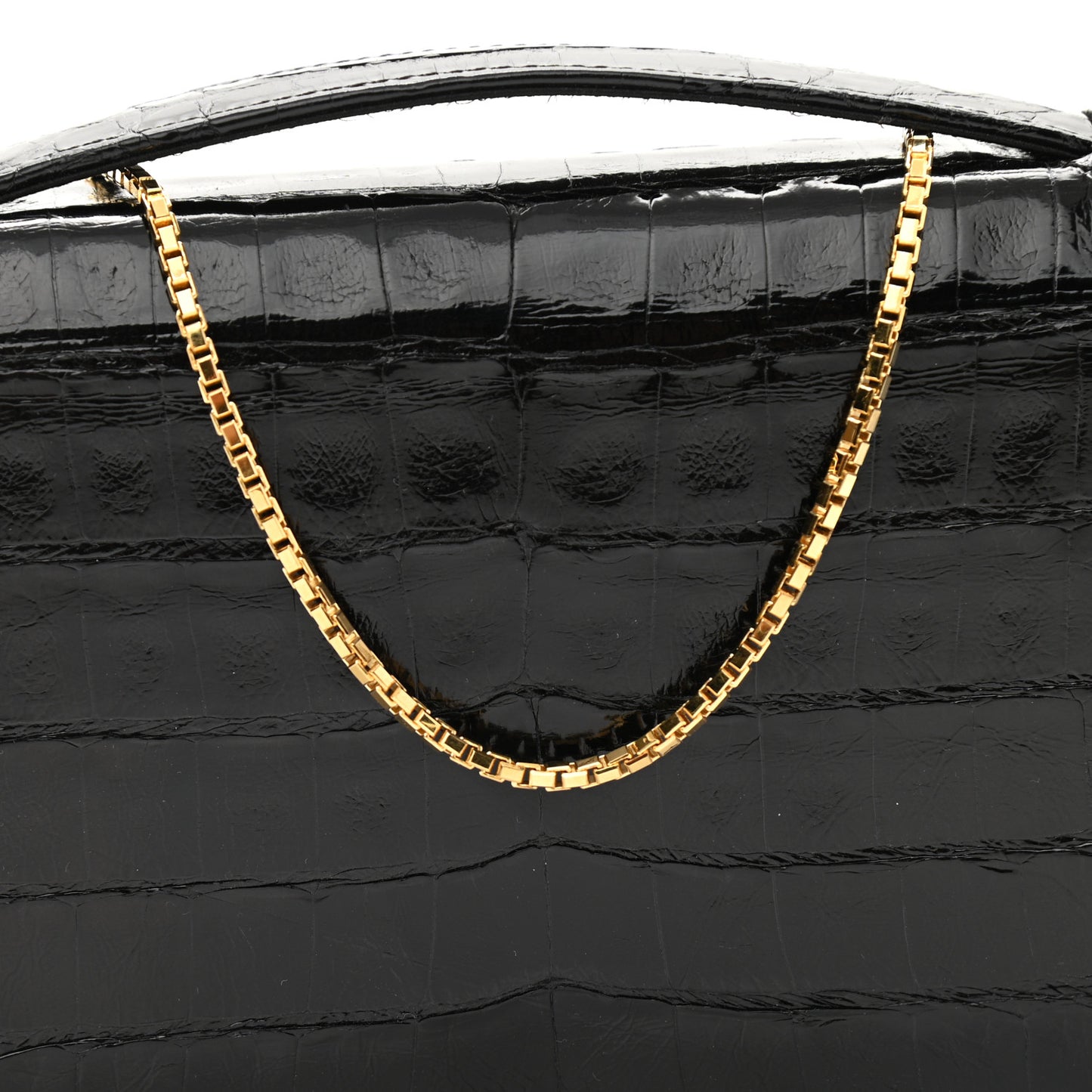 Crocodile Wallet On Chain Black