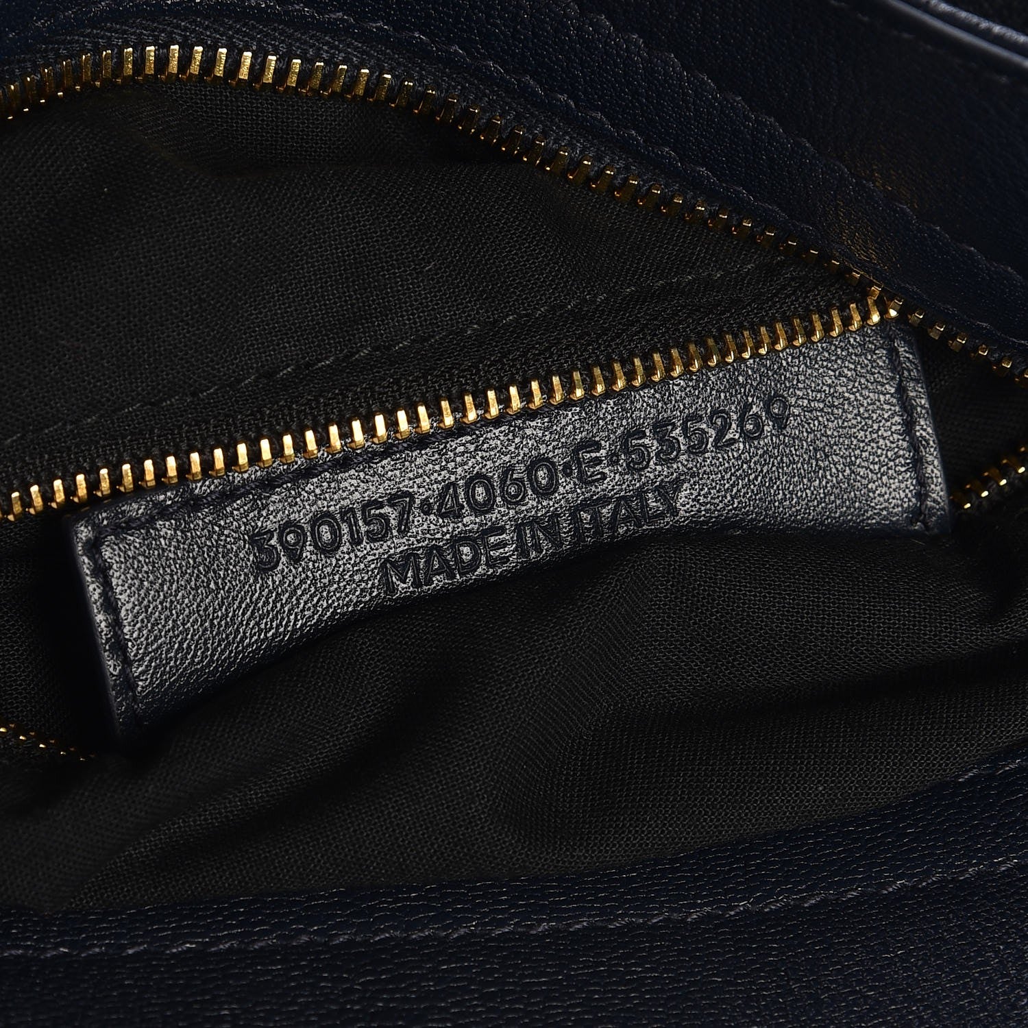 Balenciaga Chevre Gold Metallic Edge Hardware Velo Bleu Nuit Dark Sea 8 of 8