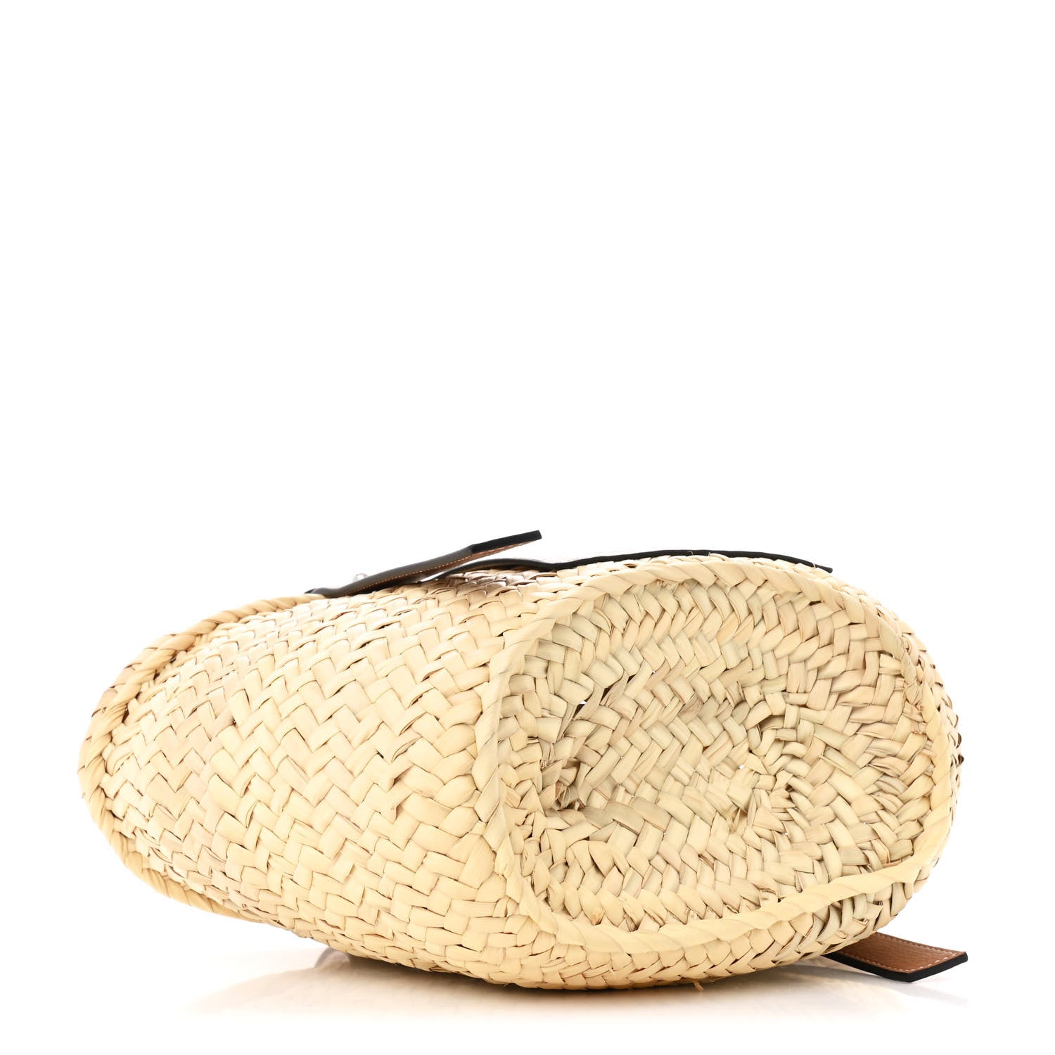 Loewe Raffia Small Basket Tote Bag Natural Tan 4 of 12